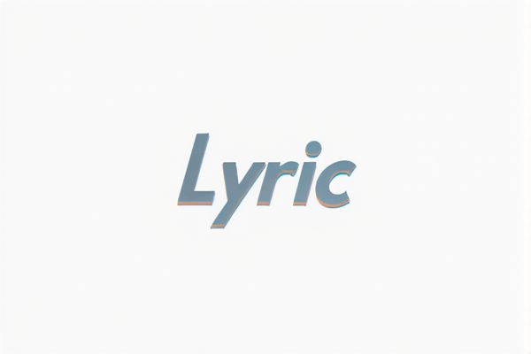 Random Lyric Word Generator for Songwriting Inspiration